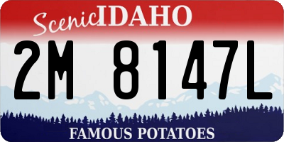 ID license plate 2M8147L