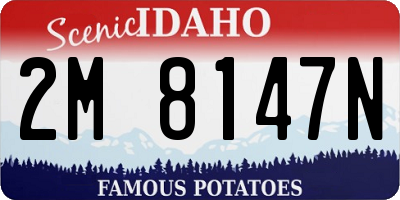 ID license plate 2M8147N