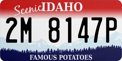 ID license plate 2M8147P