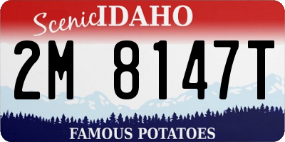 ID license plate 2M8147T