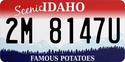 ID license plate 2M8147U