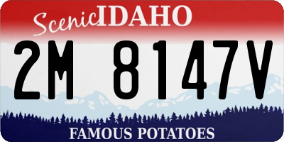 ID license plate 2M8147V