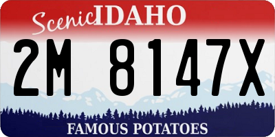 ID license plate 2M8147X