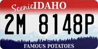 ID license plate 2M8148P