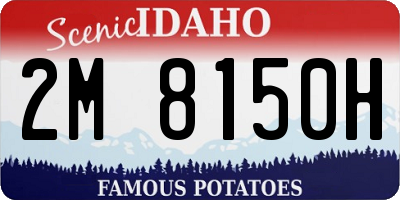 ID license plate 2M8150H