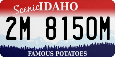 ID license plate 2M8150M