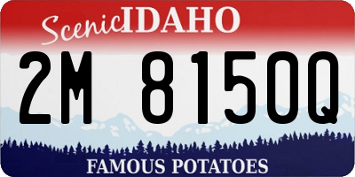 ID license plate 2M8150Q