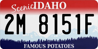 ID license plate 2M8151F