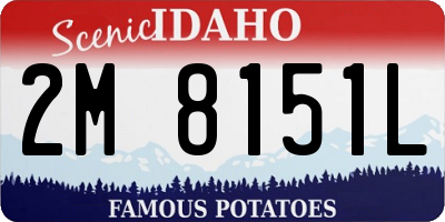 ID license plate 2M8151L