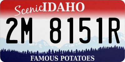 ID license plate 2M8151R