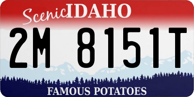 ID license plate 2M8151T