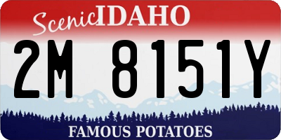 ID license plate 2M8151Y