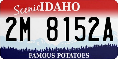 ID license plate 2M8152A