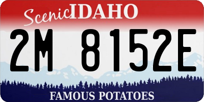 ID license plate 2M8152E