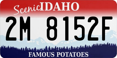 ID license plate 2M8152F