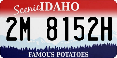 ID license plate 2M8152H