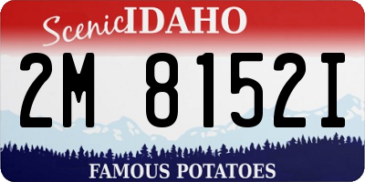 ID license plate 2M8152I