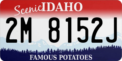 ID license plate 2M8152J