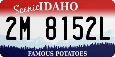ID license plate 2M8152L