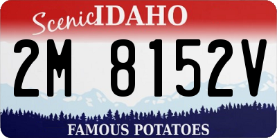 ID license plate 2M8152V