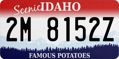 ID license plate 2M8152Z