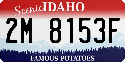 ID license plate 2M8153F