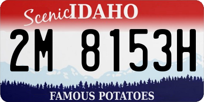 ID license plate 2M8153H