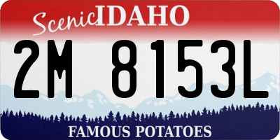 ID license plate 2M8153L