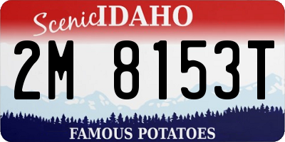 ID license plate 2M8153T