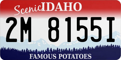ID license plate 2M8155I