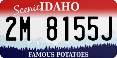 ID license plate 2M8155J