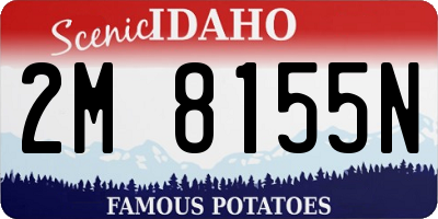 ID license plate 2M8155N
