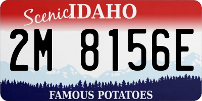 ID license plate 2M8156E