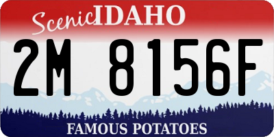 ID license plate 2M8156F