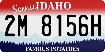 ID license plate 2M8156H