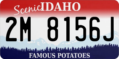 ID license plate 2M8156J