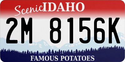 ID license plate 2M8156K