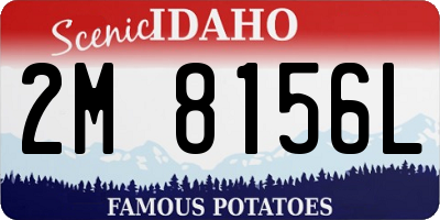 ID license plate 2M8156L