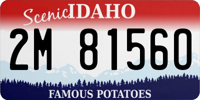 ID license plate 2M8156O