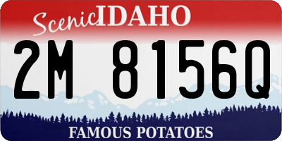 ID license plate 2M8156Q