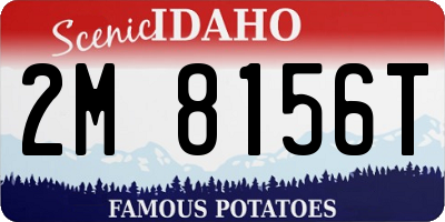 ID license plate 2M8156T