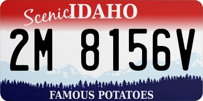 ID license plate 2M8156V