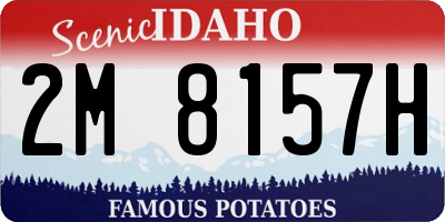 ID license plate 2M8157H