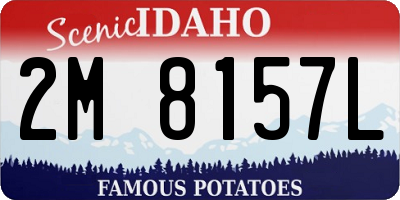 ID license plate 2M8157L