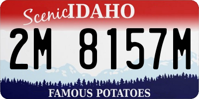 ID license plate 2M8157M