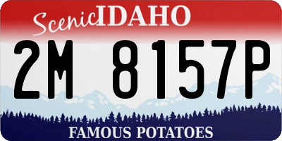 ID license plate 2M8157P