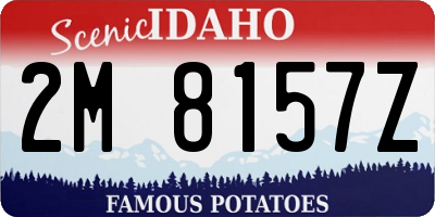ID license plate 2M8157Z