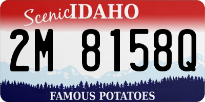 ID license plate 2M8158Q