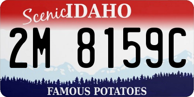 ID license plate 2M8159C
