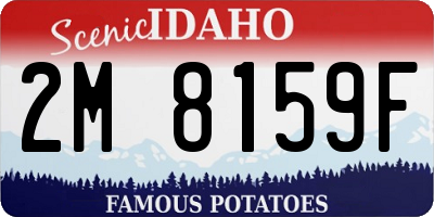 ID license plate 2M8159F